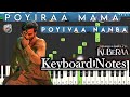 Poyiraa Mama Song Keyboard Notes Devi Sri Prasad Dhanush Poyivaa Nanba Kuberaa