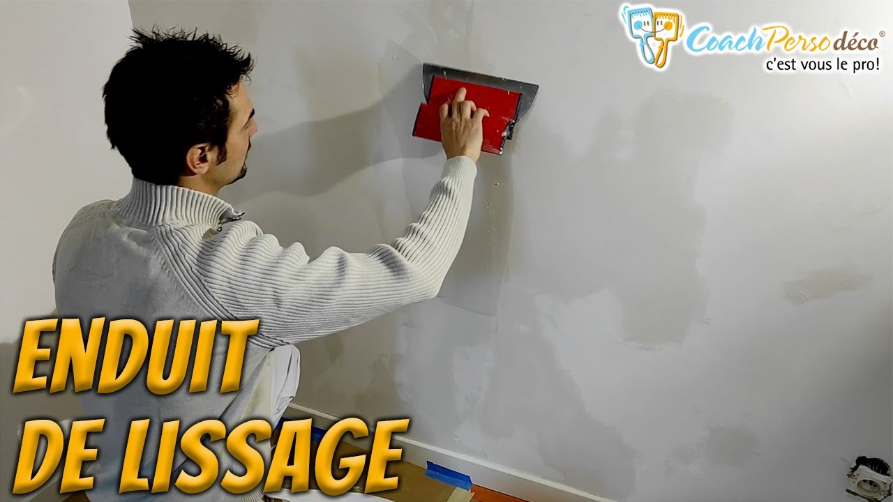 Appliquer un enduit de lissage (extra fin) au couteau et à la lame à enduire
