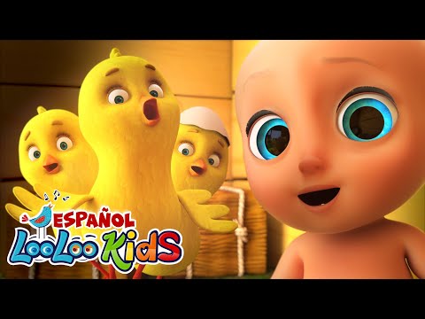 🐤Los Pollitos Dicen Pio Pio y Las Mejores Canciones Infantiles LooLoo