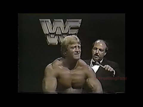 Paul Orndorff explains to Mean Gene Okerlund why he's Mr. Wonderful - 7/14/84 - WWF (Black Saturday)