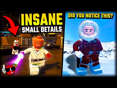 50 INSANE Details and Easter Eggs - Lego Star Wars The Skywalker Saga NEW Gameplay Behind the Scenes