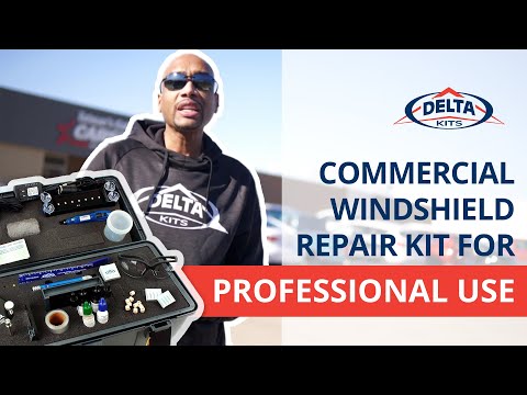 Commercial Windshield Repair Kit for Professional Use by Delta Kits