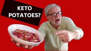 KETO POTATOES! ROASTED RADISHES: THEY REALLY ARE GOOD!