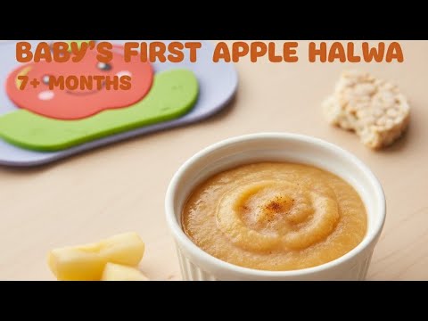 Soji Apple Halwa Recipe for 6+ Months Baby |#youtubevideo #babyfood #cooking #recipe 