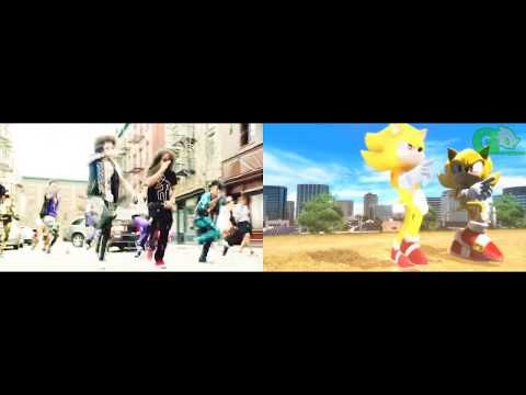 Everyday I'm Super Sonic Racing - Party Rock Anthem Comparison