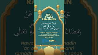 Bacaan Niat Puasa Ramadhan, Lengkap dengan Arab dan Latinnya