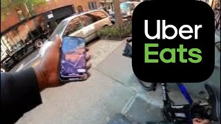 Uber Eats Ebike Deliveries In New York City