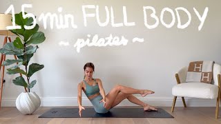 15MIN full body workout | at-home pilates (no equipment)