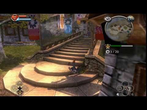 Fable [Xbox] No Upgrades Proof of Concept route - Bowerstone → Arch 1