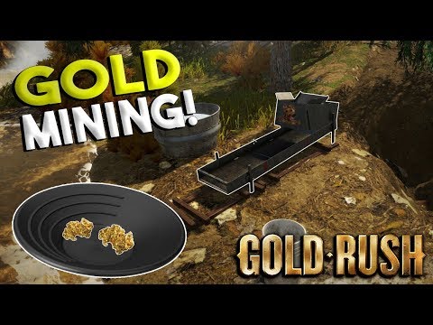 GOLD PANNING GAME & STARTING OUR FIRST DIG! - Gold Rush The Game Gameplay - First Impressions - YouTube