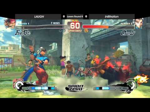 Losers R8 - LAUGH(Evil Ryu) vs Infiltration(Chun-Li)