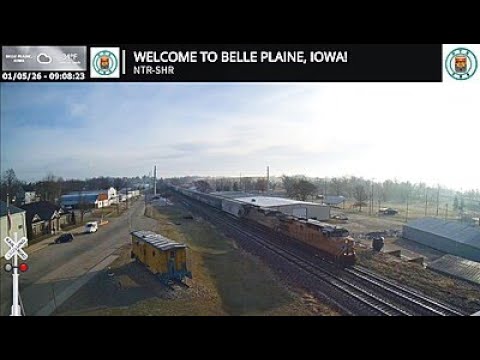 Belle Plaine Area Museum Live Railcam - Belle Plaine, IA  #steelhighway