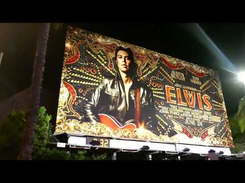 Baz Luhrmann Elvis Billboard Sunset Blvd Los Angeles California USA June 11, 2022 Austin Butler