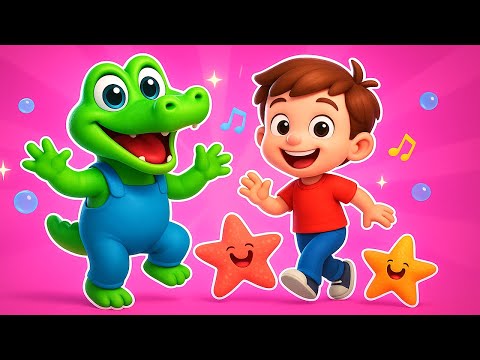 Să dansăm cu Crocodilul Croco!🐊 Cântecel haios pentru copii de grădiniță | Cip-Cirip