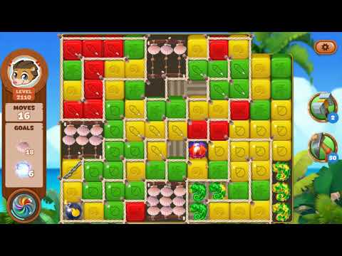 Lost Island Blast Adventure Level 2110 NO BOOSTERS - A S GAMING