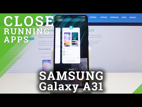 How to Disable Running Apps in SAMSUNG Galaxy A31 – Turn Off Running Apps