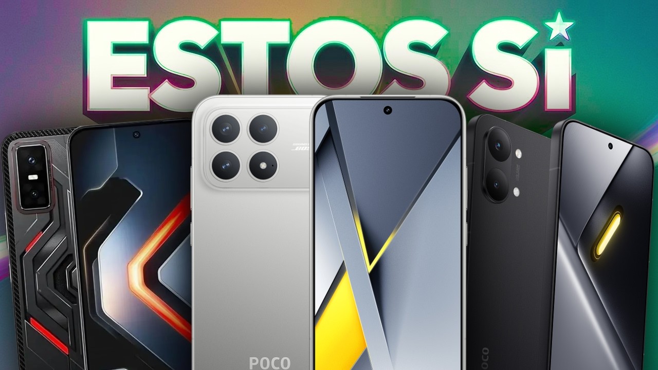 Top 5 MEJORES celulares GAMA ALTA BARATOS para COMPRAR en 2026