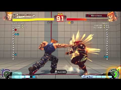 Blue Emblem (Guile) vs Sushitaro (Adon) - AE 2012 Match *720p*