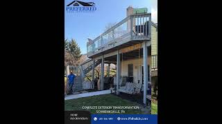 Watch video: Complete Exterior Transformation In...