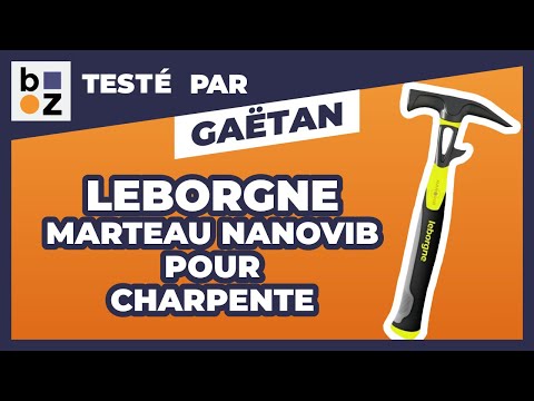 Marteau Nanovib pour charpente/MOB, avec ergot 100230 LEBORGNE