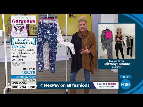 Brittany Humble "HumblexHustle" Mesh Panel Legging