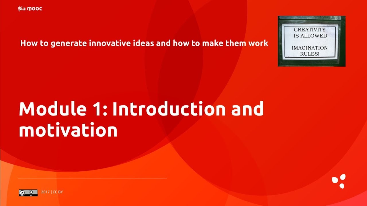 Module 1: Introduction and motivation
