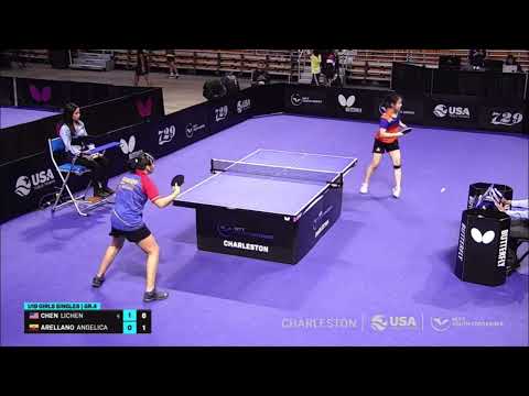 Lichen ( Lucy ) Chen : USA 🇺🇸 V.S Angelica Arellano : ECU 🇪🇨 | WTT youth contender Charleston