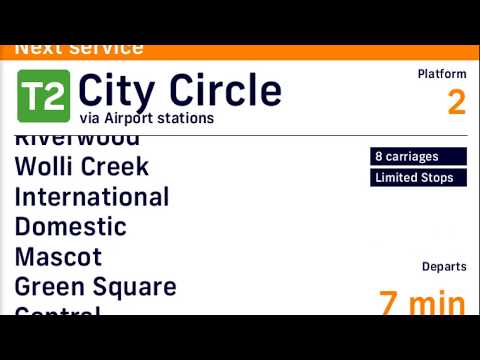 DVA #121: Revesby - City Circle via Airport stations