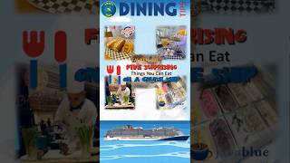 DINING TIP: Surprising Things You Can Eat on a Carnival Cruise [Pt 1] #choosefun #cruisetips #gelato