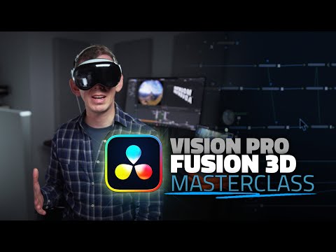 3D Immersive FUSION - Graphics, Compositing, Lens Patching - Apple Vision Pro + DaVinci Resolve