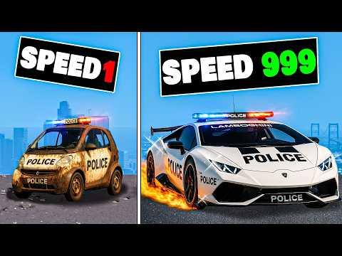 Upgrading from Slowest to Fastest Police Car in GTA 5