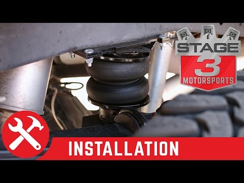 F250 & F350 4WD Air Lift LoadLifter 5000 Ultimate Rear Air Spring Kit Install
