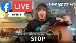 Plain White T&#39;s Tom Higgenson Sings &#39;Stop&#39; on Facebook Live (June 24, 2020)