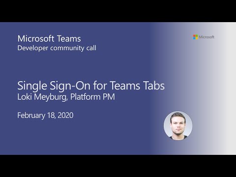 Microsoft Teams developer community call February 2020