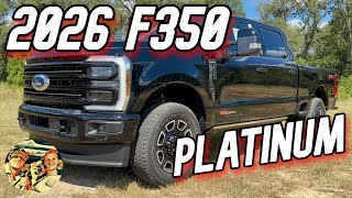 2026 FORD F-350 PLATINUM 4X4 CREW CAB | LUXURY OFF-ROAD SUPER DUTY | AGATE BLACK REVIEW