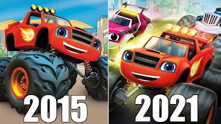 Evolution of Blaze and the Monster Machines Games [2015-2021]