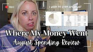 *IMPERFECT* AUGUST SPENDING REVIEW 💸 - Where my money went? Chatty UK household budget walkthrough!