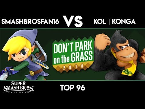 Don't Park on the Grass 2018 - SmashBrosFan16 vs KoL | Konga - Ultimate Top 96