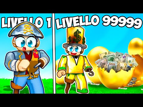 DIVENTO MILIONARIO CON LA FARM DI UOVA D'ORO! - ROBLOX