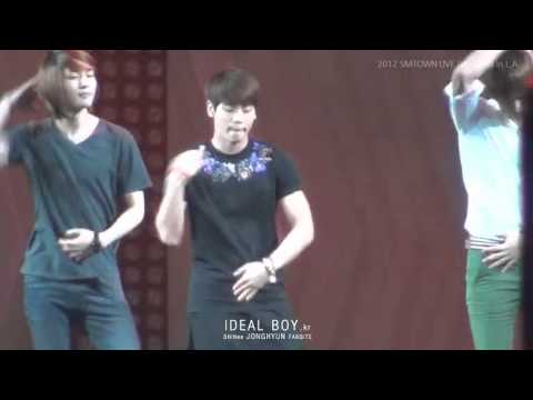 [IDEALBOY] SHINee's Jonghyun - Lucifer  (Rehearsal) @ SMTOWN IN LA 12.05.20