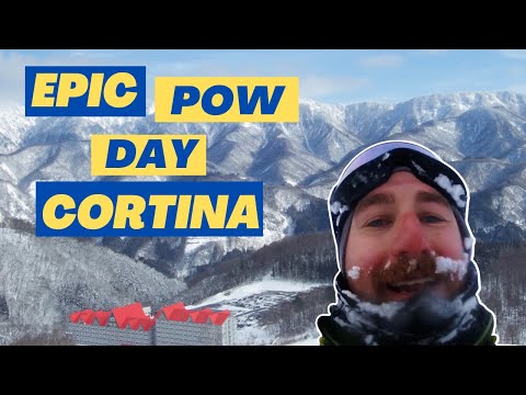 EPIC POWDER DAY HAKUBA CORTINA JAPAN!!