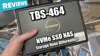 QNAP TBS 464 NVMe SSD NAS Review - A Truly Silent NAS with NVMe SSDs