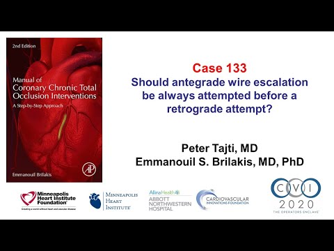 Case 133: Manual of CTO interventions: Always antegrade first before retrograde?