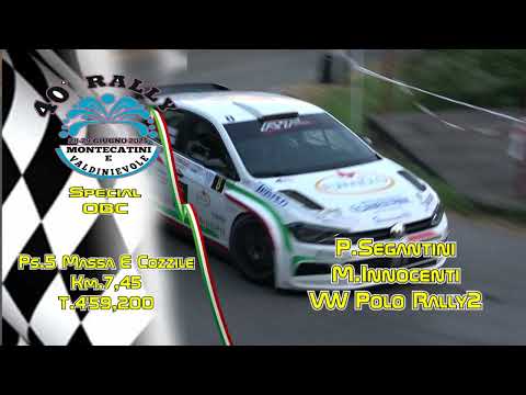 Rally Valdinievole 2025 OBC Segantini Innocenti ps5 Massa e Cozzile
