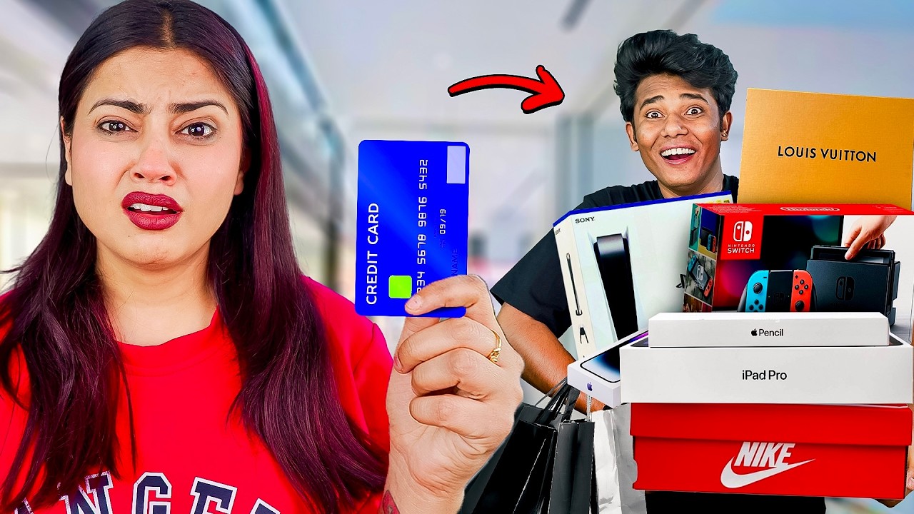 I Gave Him My CREDIT CARD for 1 Hour ! *Bankrupted*