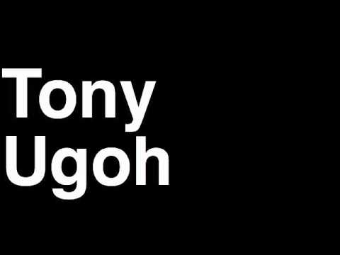 How to Pronounce Tony Ugoh New York NY Giants NFL Football Touchdown TD Tackle Hit Yard Run