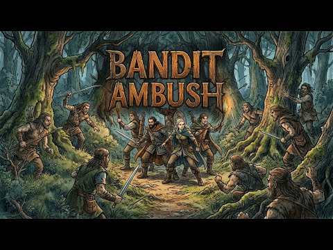 Ambush in the Wildwood ⚔️🌲 Gritty Bandit Action & Combat Music | 1 Hour