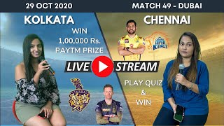 🔴LIVE CSK vs KKR GIRLS COMMENTARY | IPL 2020 - 49th Match | Chennai Super Kings  vs Kolkata Knight