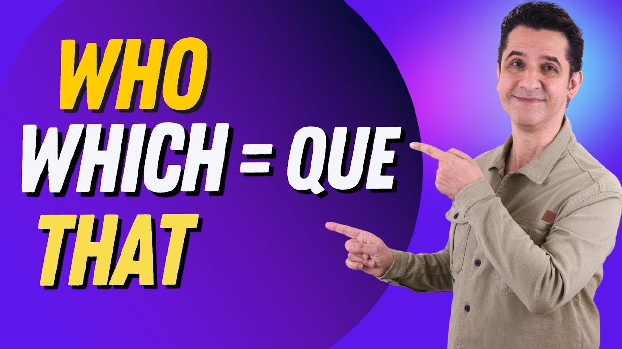 Como usar WHO, WHICH e THAT - Pronomes Relativos - Relative Pronouns