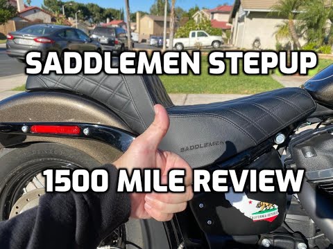 Saddlemen Step-up Seat Harley Softail 1500 Mile Review